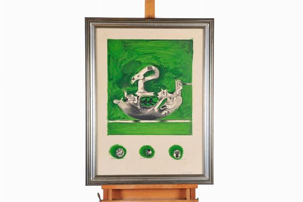 Graham Sutherland - Green abstract