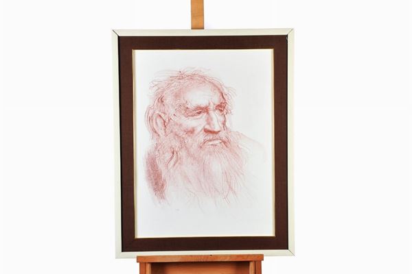 Pietro Annigoni - Study of an elderly person