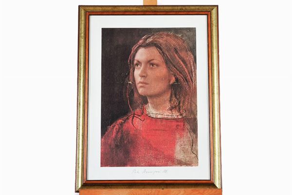 Pietro Annigoni - Lot of 4 portraits of girls