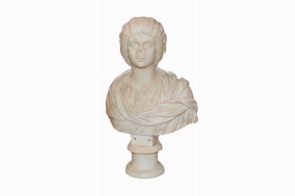 Busto raffigurante Proserpina  (Italia, XVIII secolo)  - Asta Opere e arredi provenienti da illustri collezioni romane - DAMS Casa d'Aste
