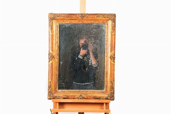 Frame with mirror