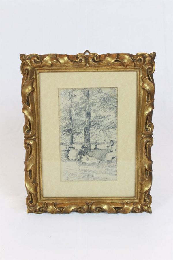 Silvestro Lega - Ai giardini