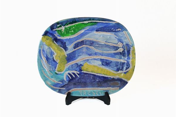Oval plate
