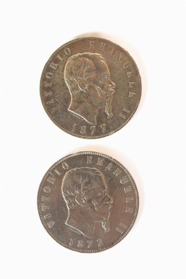 Pair of silver coins