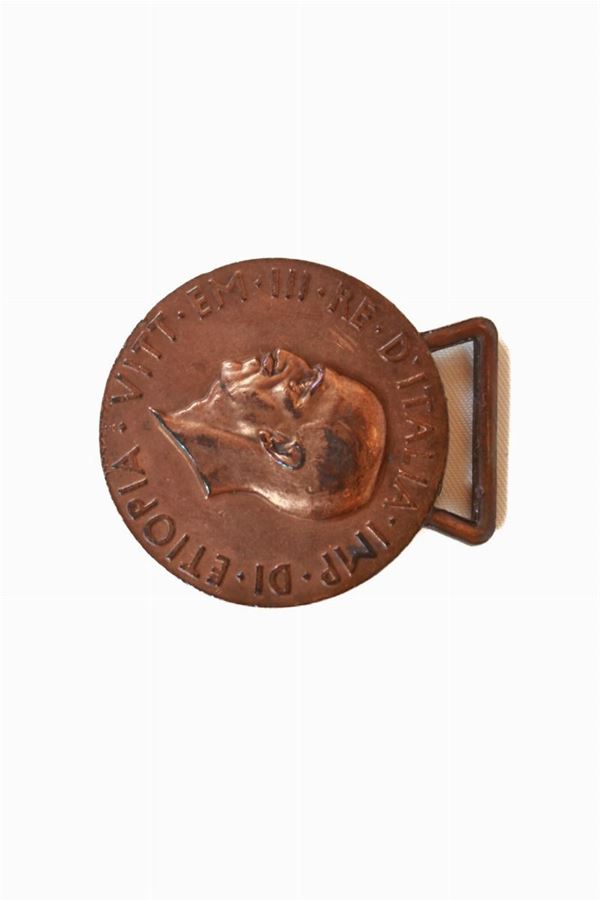 Medaglia commemorativa in rame