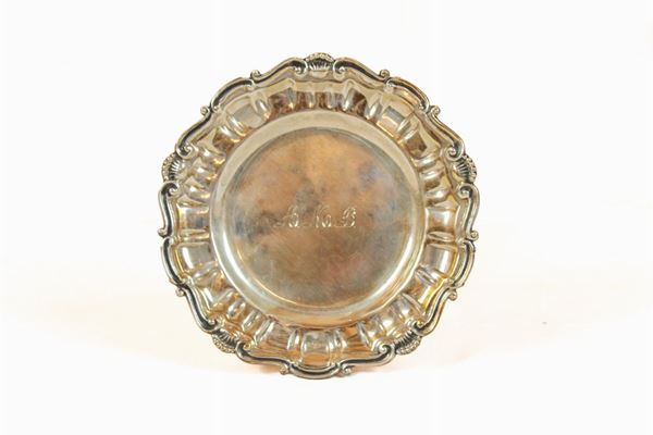 800/1000 silver saucer