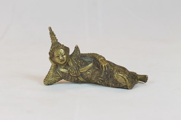 Thai woman lying down