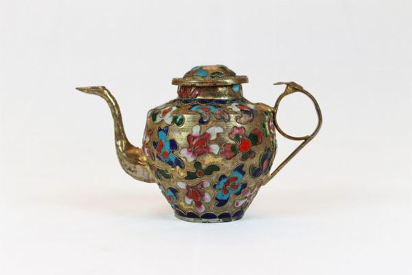 Teiera cloisonné