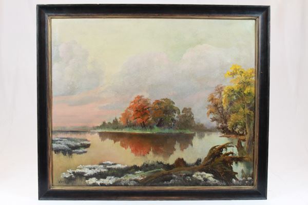 Landscape at dusk