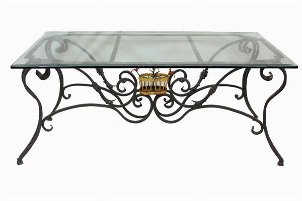 Wrought iron table