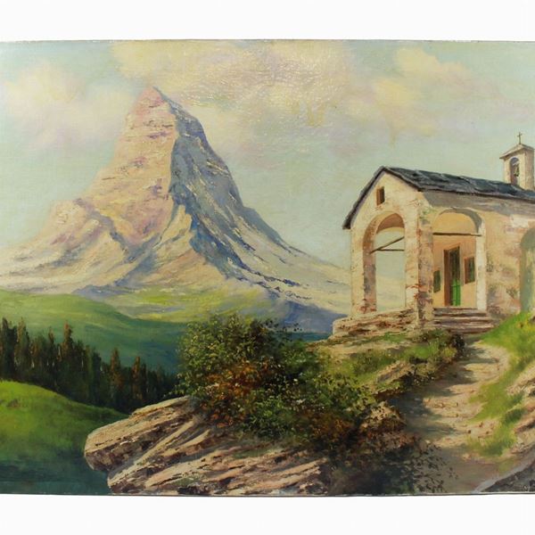 Leonardo Roda - Veduta di Monte Cervino