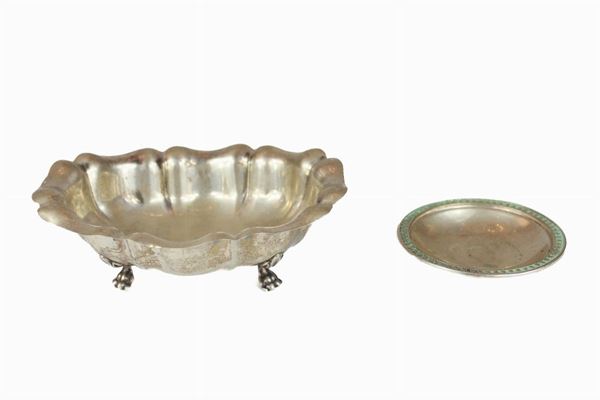 Lot of 2 objects in 800/1000 silver