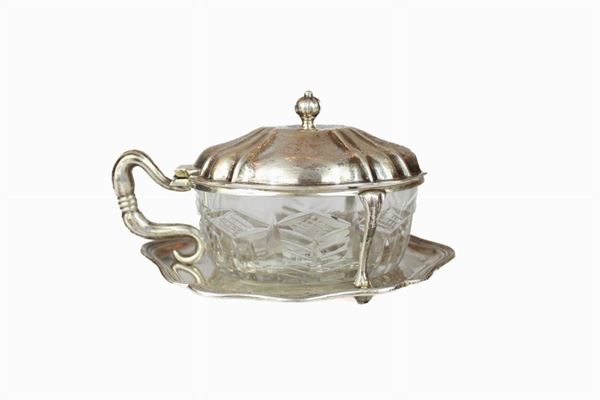 Cheese bowl in 800/1000 silver
