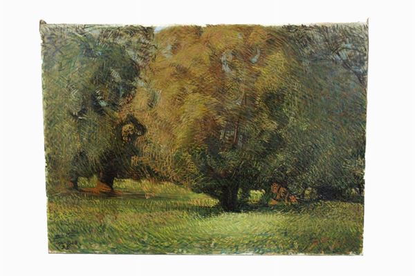 Cesar Bolle - Landscape with trees