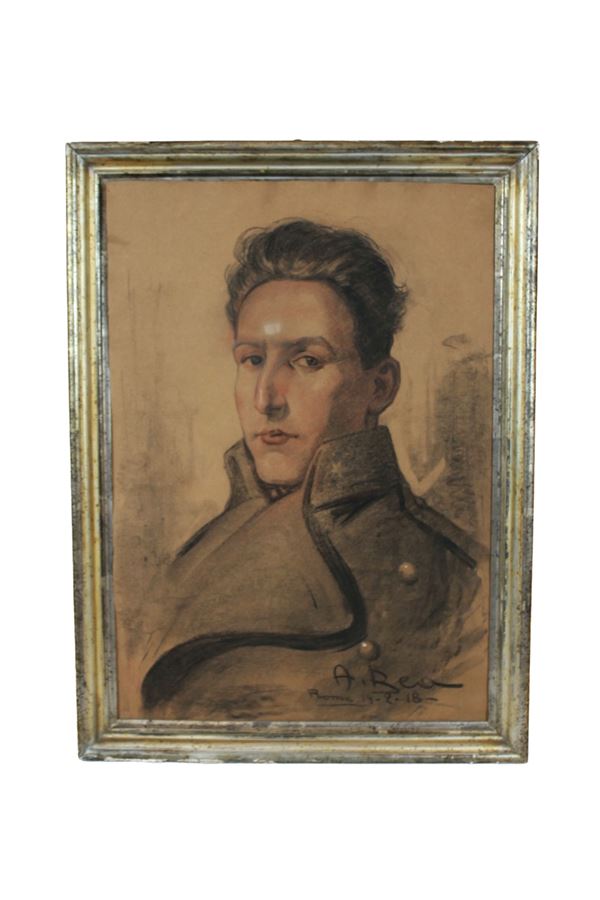 Alfredo Bea - Ritratto a mezzo busto di soldato