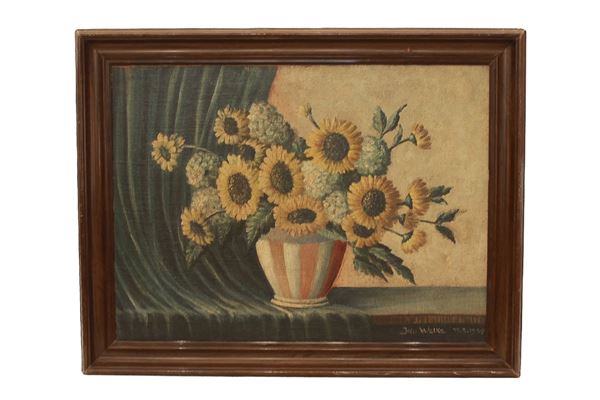 Vaso con girasoli