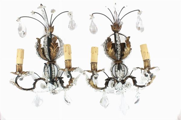 Pair of wall sconces