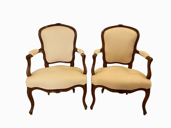 Pair of armchairs