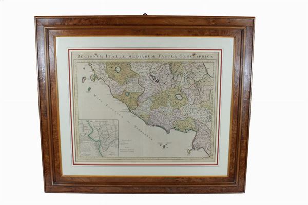 Delisle Guillaume - Regionum Italiae Mediarum Tabula Geographica
