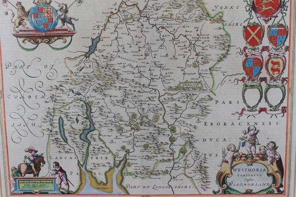 Johannes Blaeu - Westmoria Committee; Anglice Westmorland