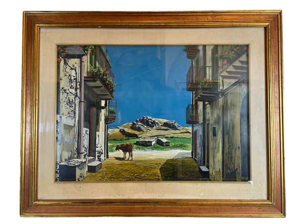 Giuseppe Gall&#224; - Paesaggio montano