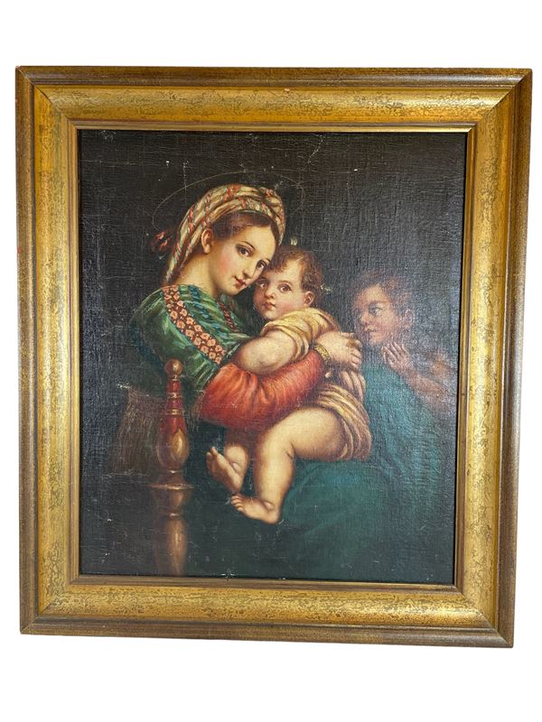Madonna della seggiola, Da Raffaello