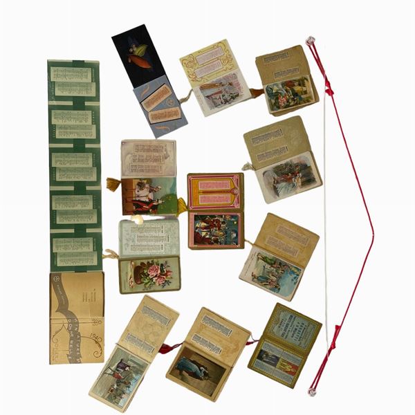 Set di 12 Calendari da Barbiere