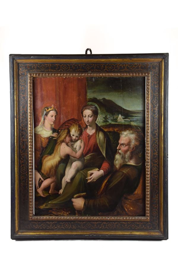 Sacra Famiglia con Santa Caterina e San Zaccaria