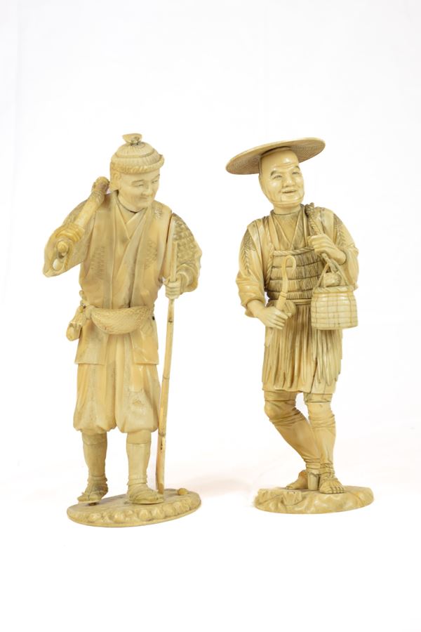 Cacciatore e pescatore  (Fine XIX - Inizi XX secolo)  - Auction Works of art and furnitures from 15th to 20th century - DAMS Casa d'Aste