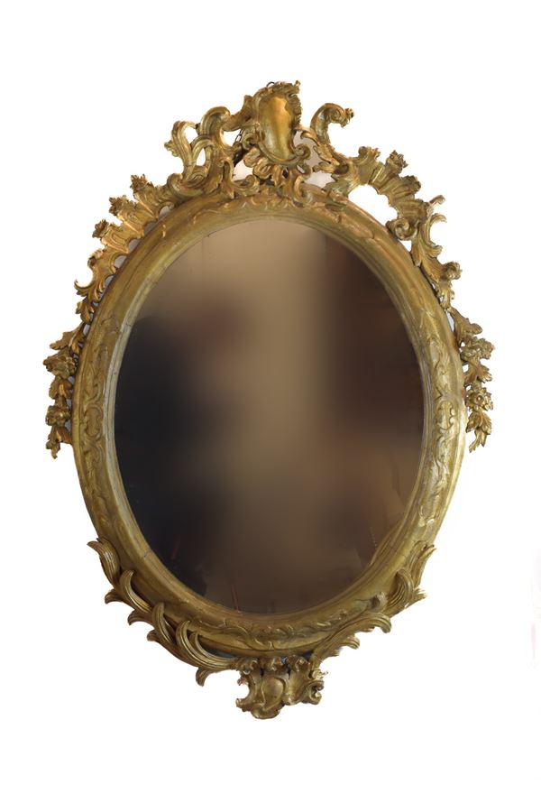Specchiera ovale  (Seconda metà XIX secolo)  - Auction Asta estiva a tempo - Al miglior offerente - DAMS Casa d'Aste