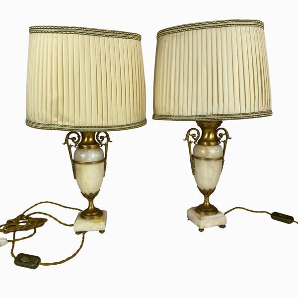 Coppia di lampade d'appoggio