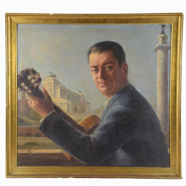 Paolo Ghiglia - Ritratto di suonatore di chitarra