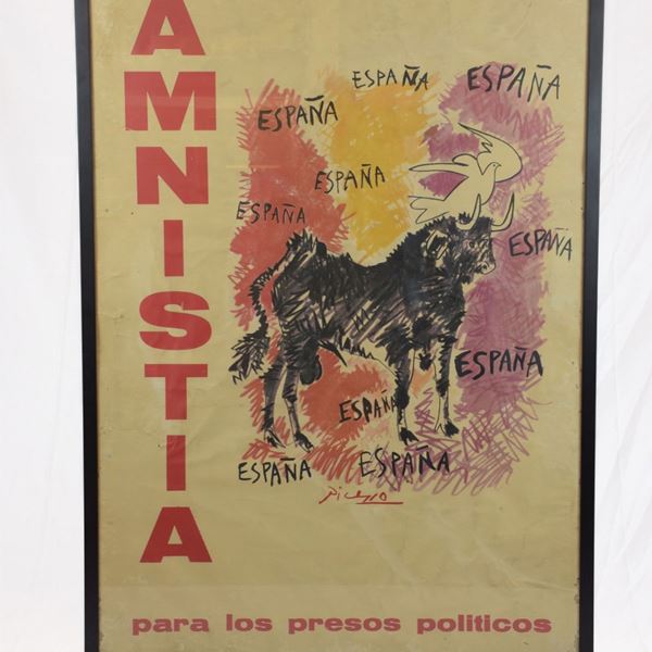 Pablo Picasso (da) - Manifesto Amnistia Para los Presos Politicos