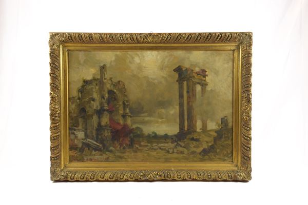 Giacomo Grosso - Capriccio architettonico