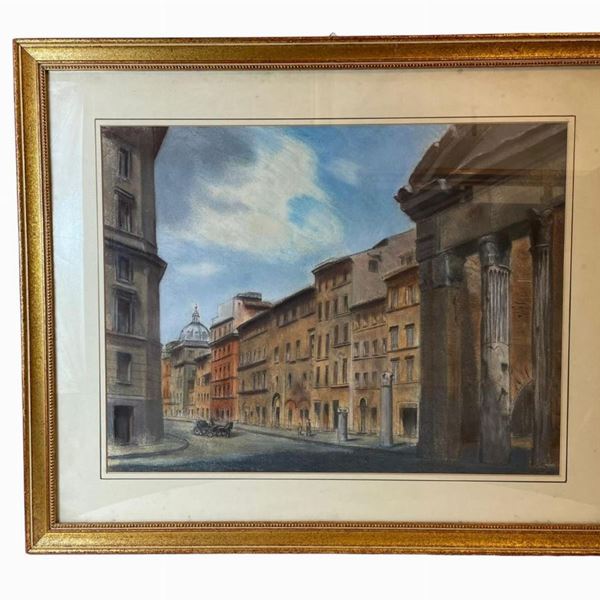 Portico d'Ottavia  (seconda metà del XX secolo)  - Auction Asta estiva a tempo - Al miglior offerente - DAMS Casa d'Aste