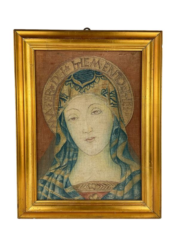 Lorenzo Da San Severino : La Vergine  (Prima metà XX secolo)  - Auction Antique and Modern Furnishings - Web Only - DAMS Casa d'Aste