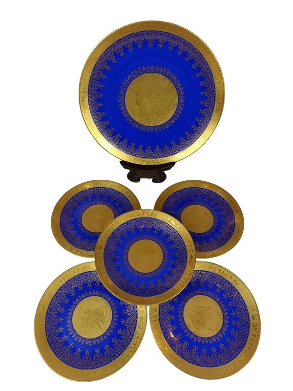 Lotto di 6 piatti