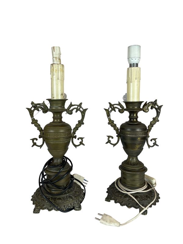 Coppia di lampade da tavolo