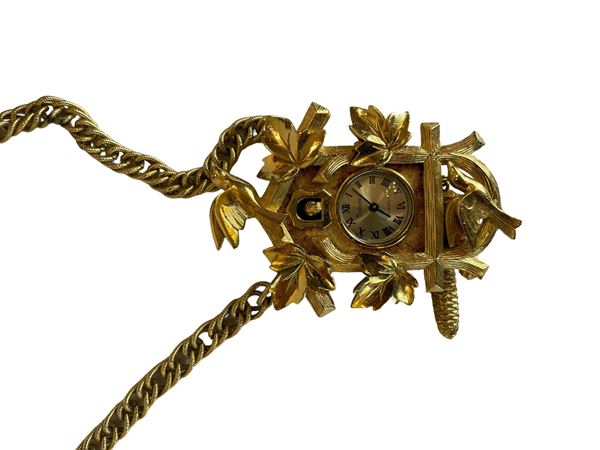 orologio con collana  (metà XX secolo)  - Auction Antique and Modern Furnishings - Web Only - DAMS Casa d'Aste
