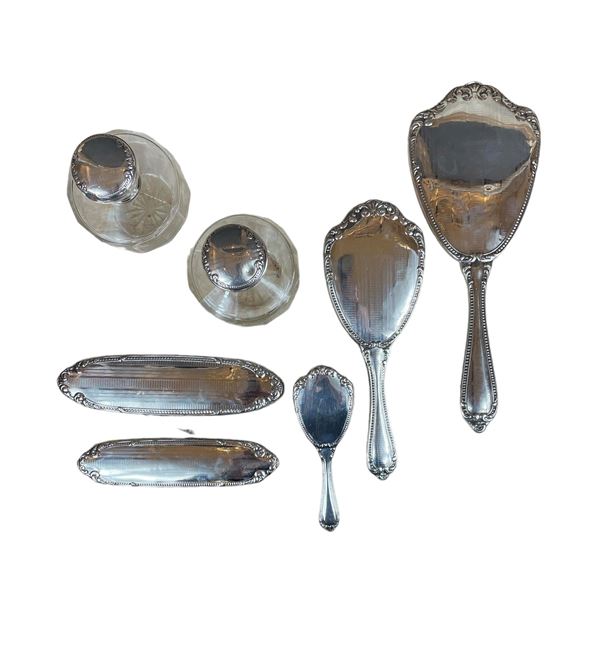 Set da toletta in argento 800/1000