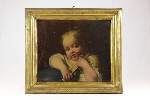 Gesù Bambino con i simboli della Passione
