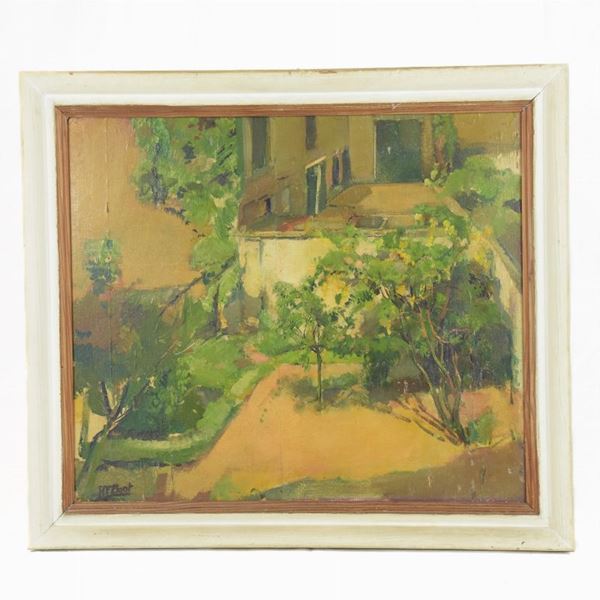 Henri Fr&#233;deric Boot - Scorcio di cortile