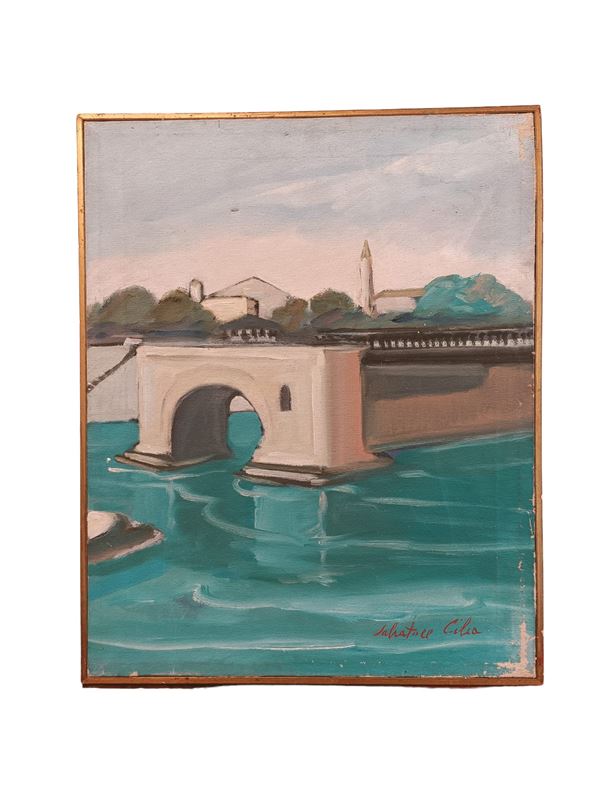 Salvatore Cilia - Scorcio di ponte