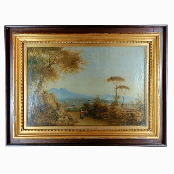 Ercole Gigante - Veduta del Vesuvio