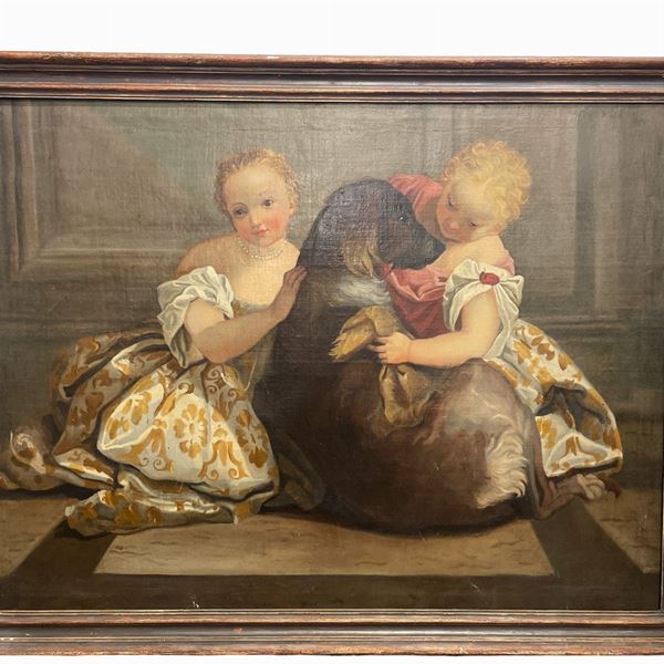 Particolare tratto da "La cena in Emmaus"