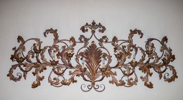 Coppia di Appliques a 10 luci