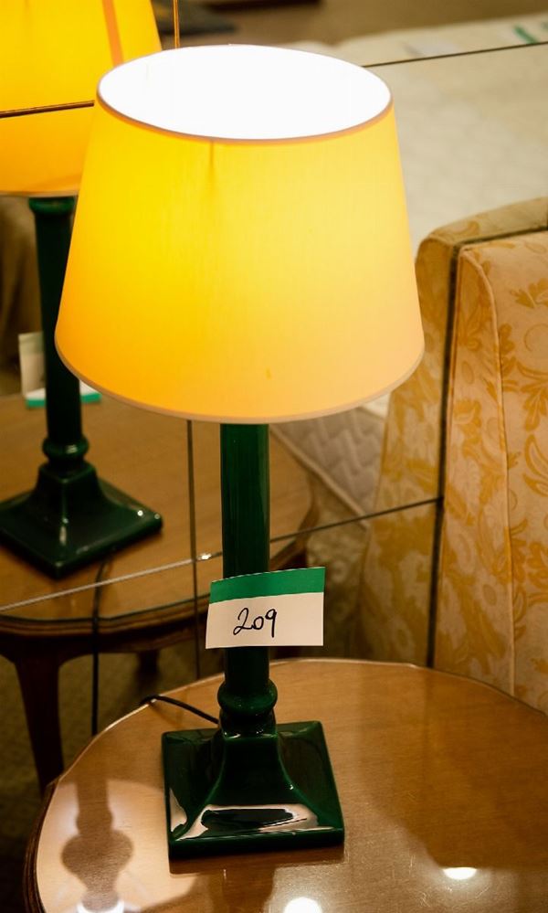Tre lampade d'appoggio