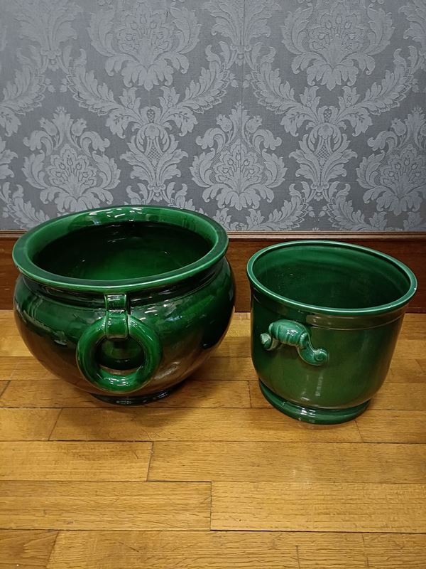 Due vasi in ceramica