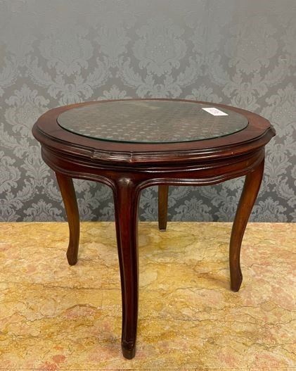 Tavolino da caff&#232; in legno  (fine XX secolo)  - Auction Furnishings and supplies from Hotel Aldrovandi Villa Borghese in Rome and other properties - DAMS Casa d'Aste