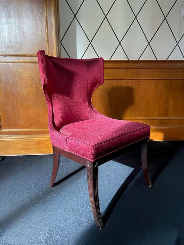 Poltrona con pouf